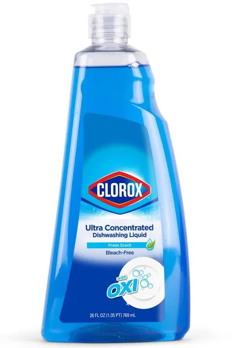 Clorox 液體洗碗皂，含 Oxi，清新香味，26 液體盎司