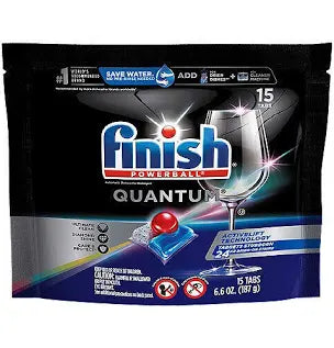 Finish Quantum Dishwasher Detergent- 15 Count Tabs