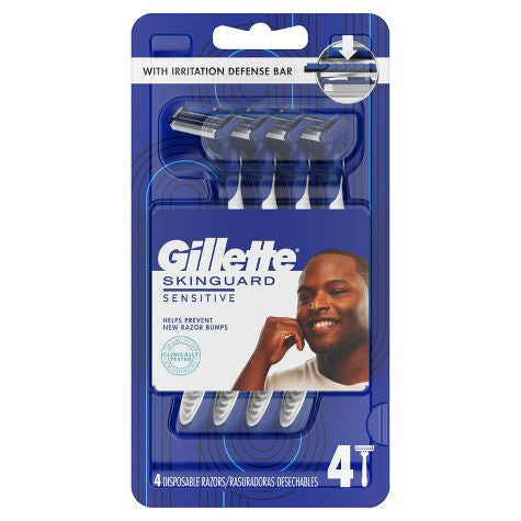 Gillette SkinGuard Sensitive Disposable Razors - 4ct***