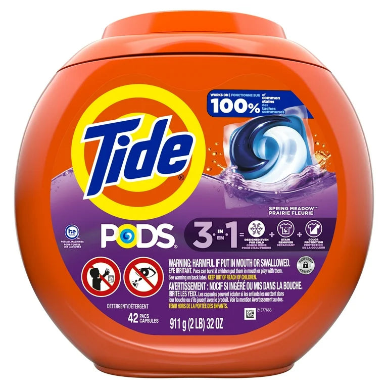 Tide Pods Coldwater Clean Spring Meadow 42ct
