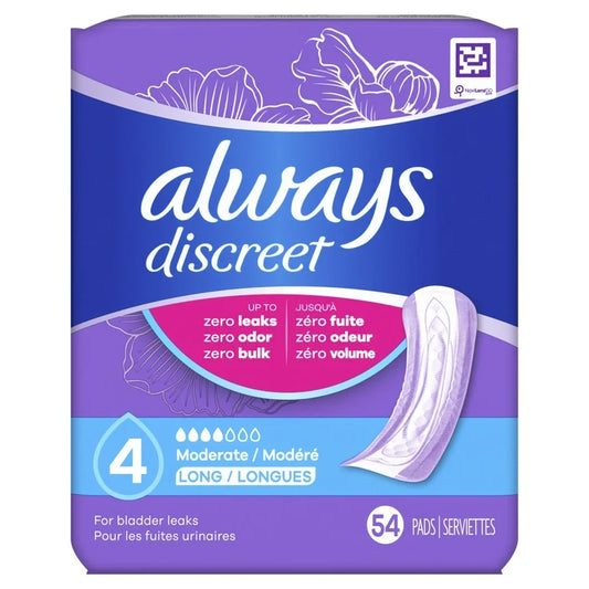 Always Discreet Incontinence Pads (click for options)