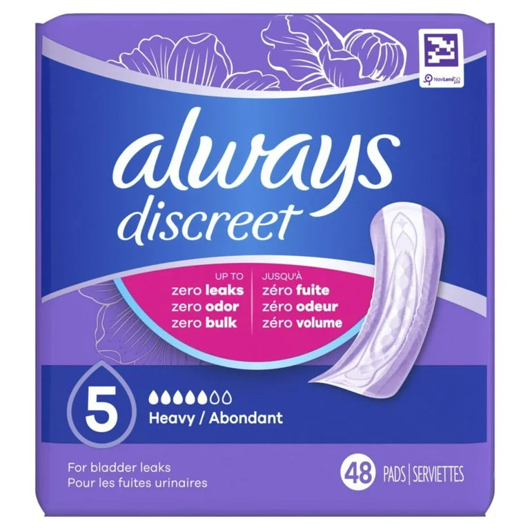 Always Discreet Incontinence Pads (click for options)