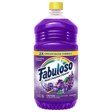 Limpiador multiusos con aroma a lavanda fabuloso - Fórmula concentrada 2X 56 oz