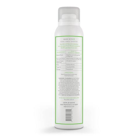 Desodorante y spray corporal Native - Pepino y menta - Sin aluminio - 3,5 oz