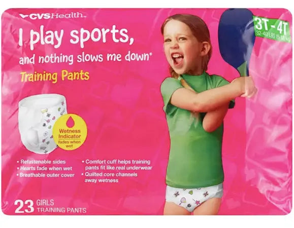 Pantalones de entrenamiento de CVS Health para niñas, 19 a 23 unidades (haga clic para ver los tamaños disponibles)