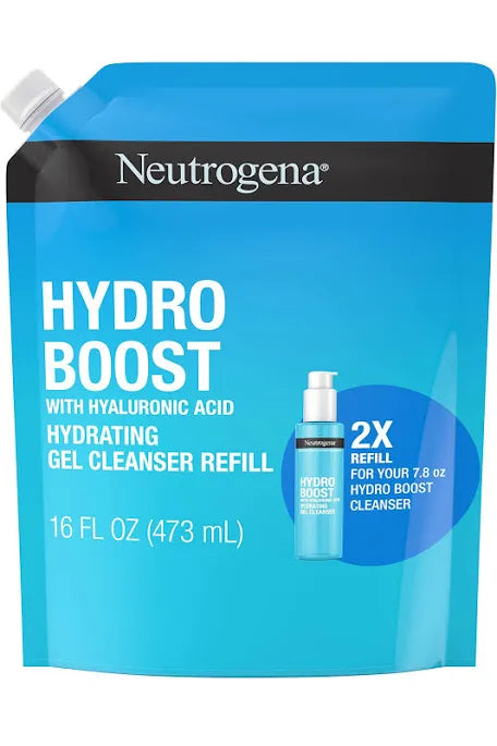 Gel limpiador Hydro Boost de Neutrogena, bolsa de repuesto de 16 oz