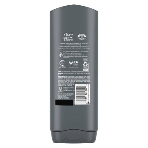 Dove Men+Care Charcoal + Clay Micro Moisture Body Wash - 18 fl oz***