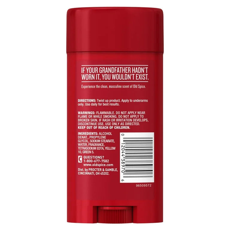 Old Spice Classic Deodorant for Men, Original Scent, 3.25 oz***