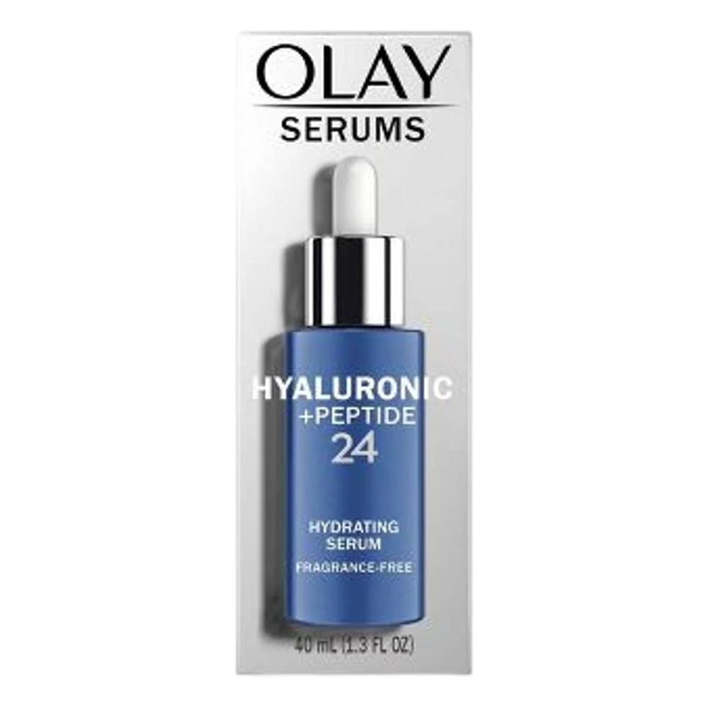 Olay Serums Hyaluronic + Peptide 24 Hydrating Serum Fragrance Free 1.3oz