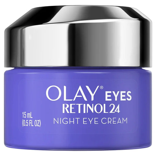 Olay Retinol 24 Night Eye Cream, Fragrance-Free, Normal Skin, 0.5 fl oz