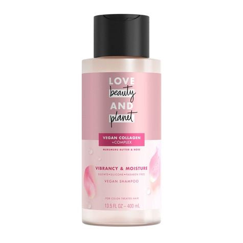 Love Beauty and Planet Sulfate Free Color Shampoo, Murumuru Butter & Rose 13.5oz