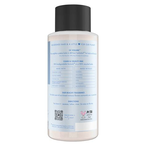 Champú sin sulfatos con agua de coco y flor de mimosa de Love Beauty and Planet, 13,5 oz