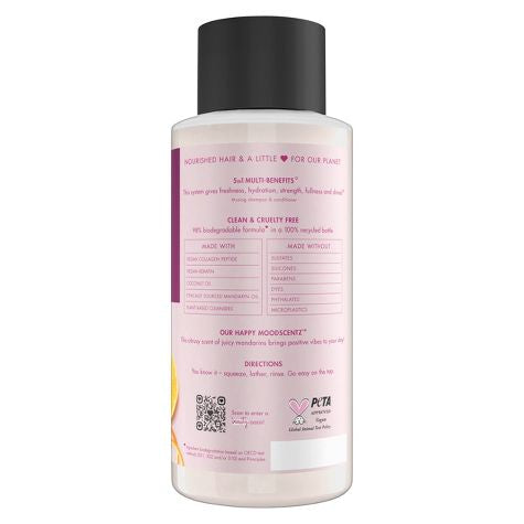 Love Beauty and Planet Vegan Keratin & Sun-Kissed Mandarin Sulfate-Free Shampoo 13.5oz