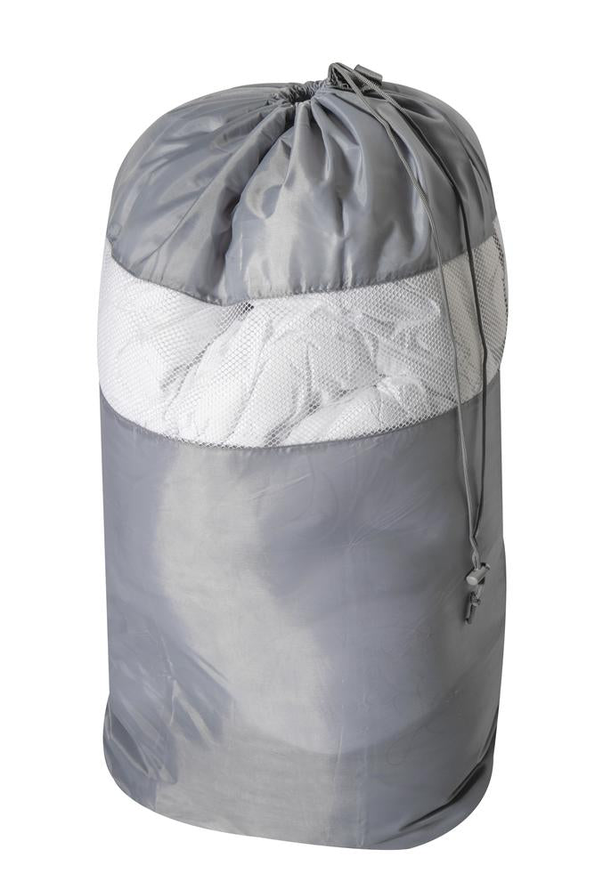 Vented Grey Polyester Laundry Bag