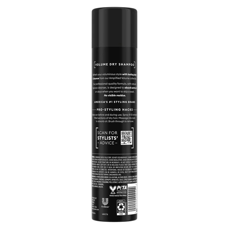 Tresemme Volumizing Dry Shampoo for Women Refreshes & Revives Hair, 7.3 oz