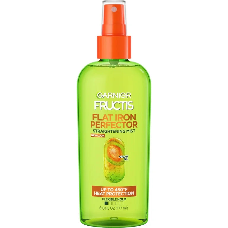 Garnier Fructis Flat Iron Perfector Straightening Mist Hair Sprays Argan Oil All Hair Types 6 fl oz