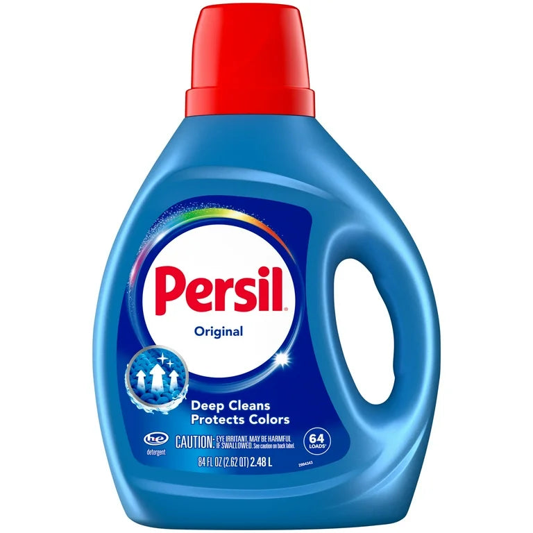 Persil Deep Clean Liquid Laundry Detergent, Original, 84 fl oz, 64 Loads