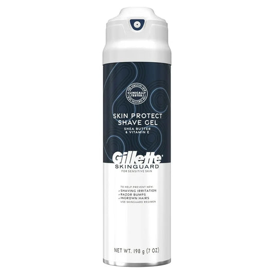 Gillette SkinGuard Men's Shave Gel with Shea Butter, 7 oz***