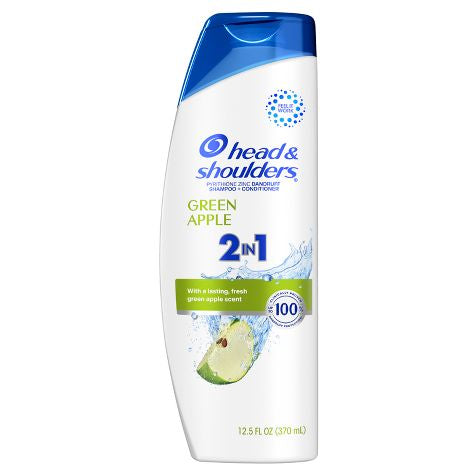 Head & Shoulders Green Apple 2-in-1 Anti Dandruff Shampoo & Conditioner 12.5oz