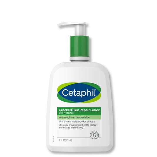 Cetaphil Cracked Skin Repair Lotion for Very Rough & Cracked Skin, 24-Hr Hydration, 16 oz