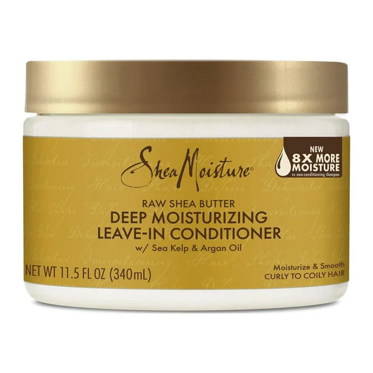 SheaMoisture Deep Moisturizing Leave In Conditioner, Raw Shea Butter, 11.5 fl oz