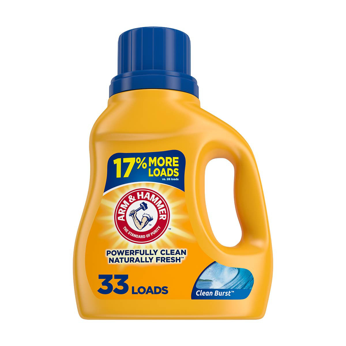 Detergente líquido para ropa Arm &amp; Hammer Clean Burst 33 cargas