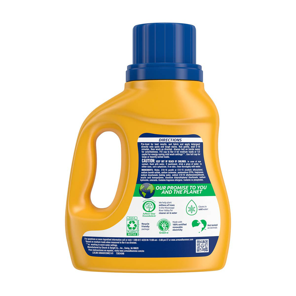 Detergente líquido para ropa Arm &amp; Hammer Clean Burst 33 cargas