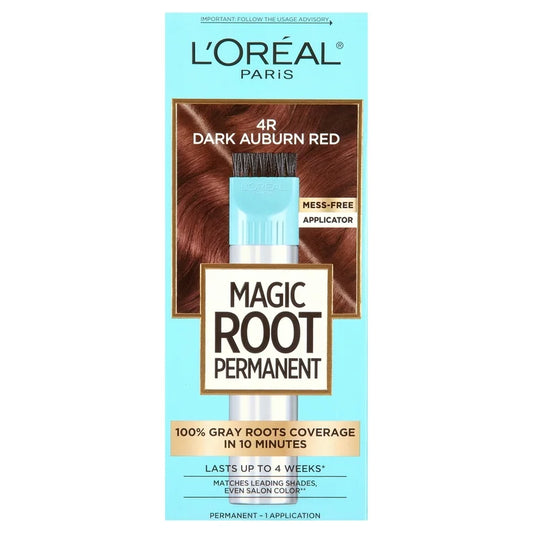 L'Oreal Paris Magic Root Rescue Permanent Hair Color, 4R Dark Auburn