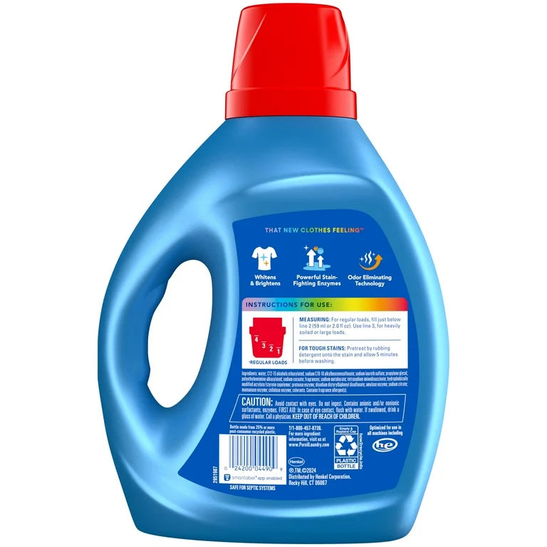 Detergente líquido para ropa Persil ProClean Plus OXI Power, 40 onzas, 20 cargas en total