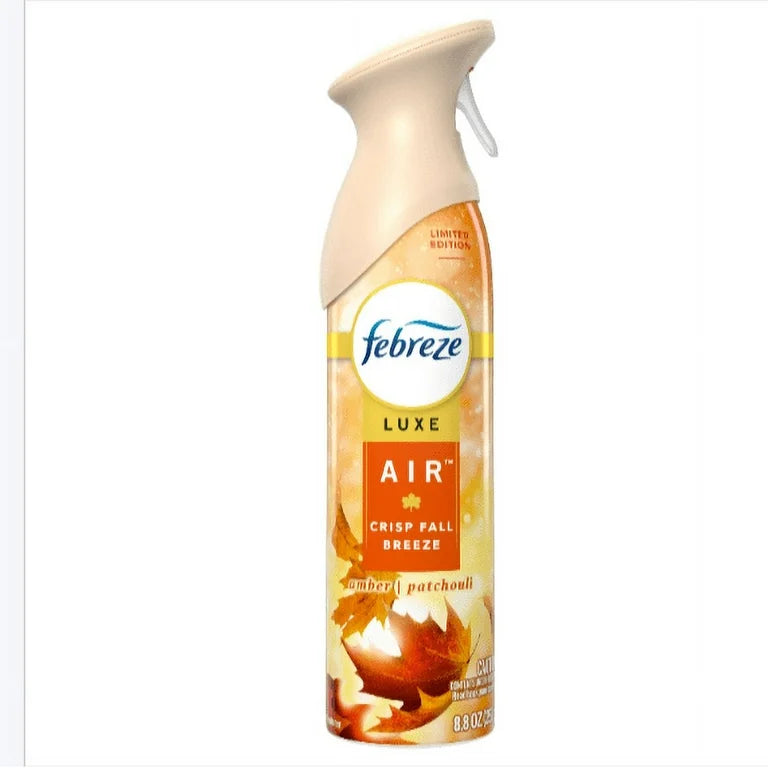 Febreze Air Mist, Odor-Fighting Air Freshener, Crisp Fall Breeze, 8.8 oz. Aerosol Can