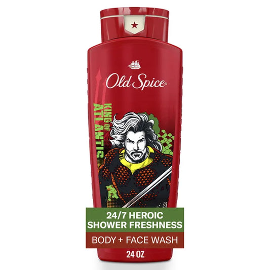 Old Spice Body Wash for Men, 24/7 Shower Fresh, King of Atlantis