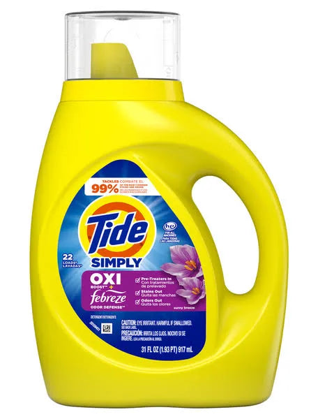 Tide Simply Oxi Boost + Febreze Odor Defense Sunny Breeze 31.0oz