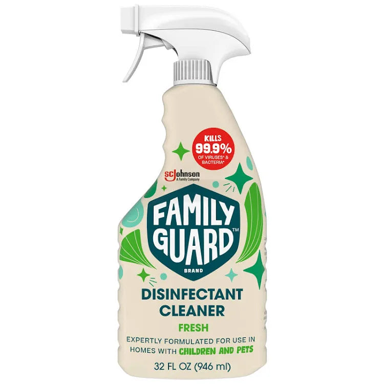 Limpiador desinfectante Family Guard - 32 oz (haga clic para ver las opciones de aroma)