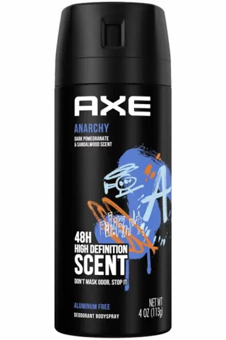 Axe Anarchy Spray corporal de 4 onzas