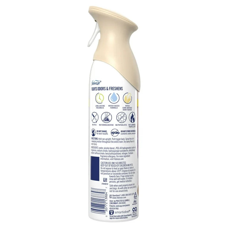 Febreze Air Mist, ambientador que combate los olores, Cuddle Weather, 8,8 oz