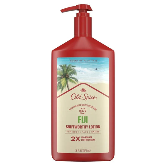 Old Spice Hand and Body Lotion for All Skin Types, Fiji Scent of Palm Trees, 16oz