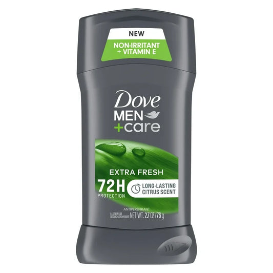 Dove Men+Care Extra Fresh 72H Men's Antiperspirant Deodorant Stick, 2.7 oz