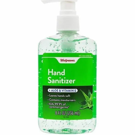 Walgreens Hand Sanitizer+Aloe 8oz***