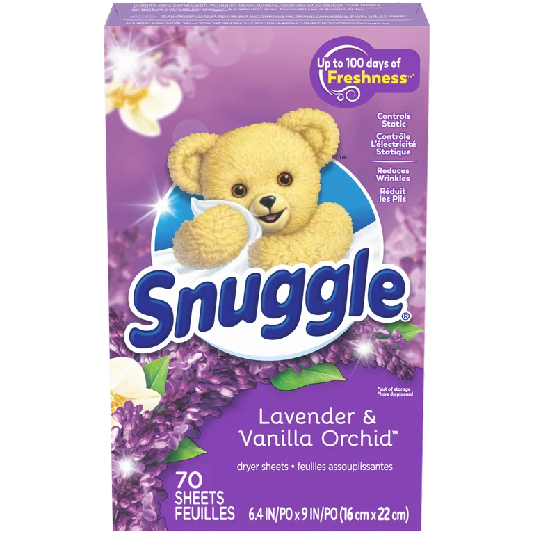 Snuggle Lavender & Vanilla Orchid Dryer Sheets 70ct