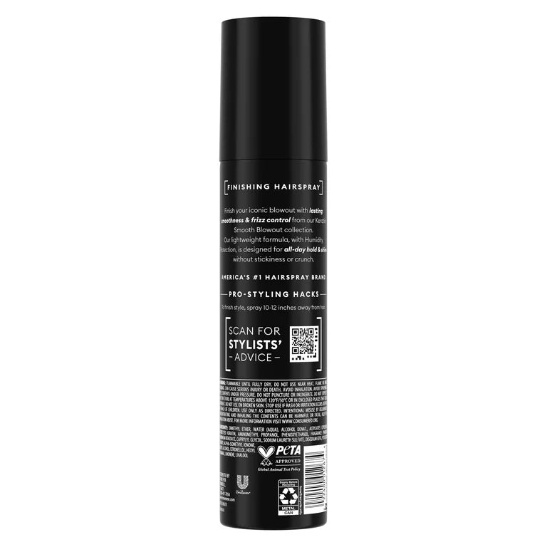 Tresemme Anti-Frizz Finishing Weightless Hairspray Keratin Smooth Flexible Hold, 7 oz