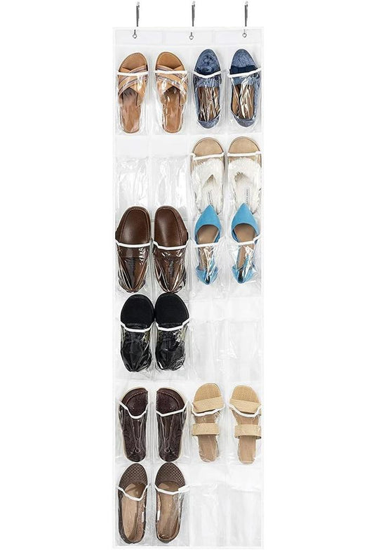 Over the Door 24 Pocket Shoe Organizer