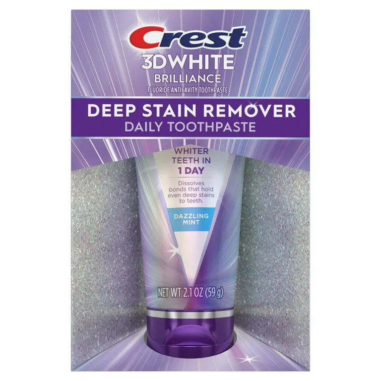 Crest 3DWhite Brilliance Deep Stain Remover Toothpaste - 2.1oz (click for options)