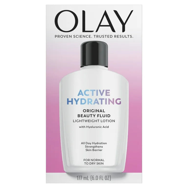 Olay Facial Lotion, Active Hydrating Beauty Facial Moisturizing Lotion, 6 fl oz