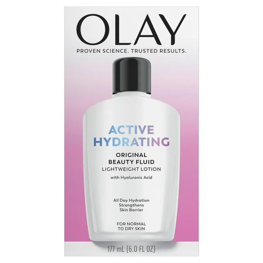 Olay Facial Lotion, Active Hydrating Beauty Facial Moisturizing Lotion, 6 fl oz