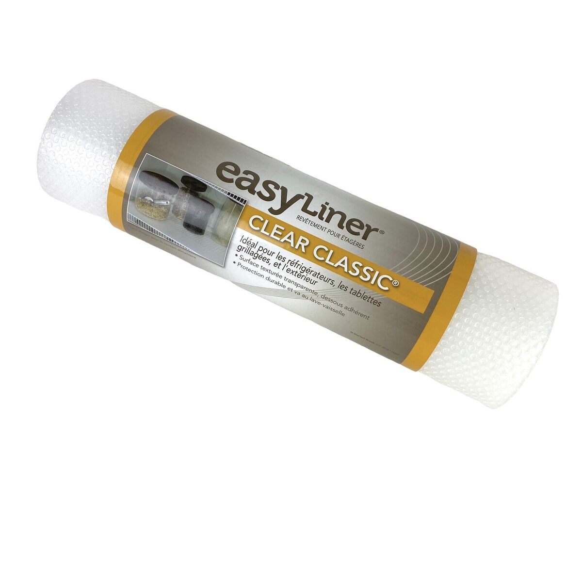 EasyLiner Clear Classic Shelf Liner, Clear, 12 in. x 20 ft. Roll