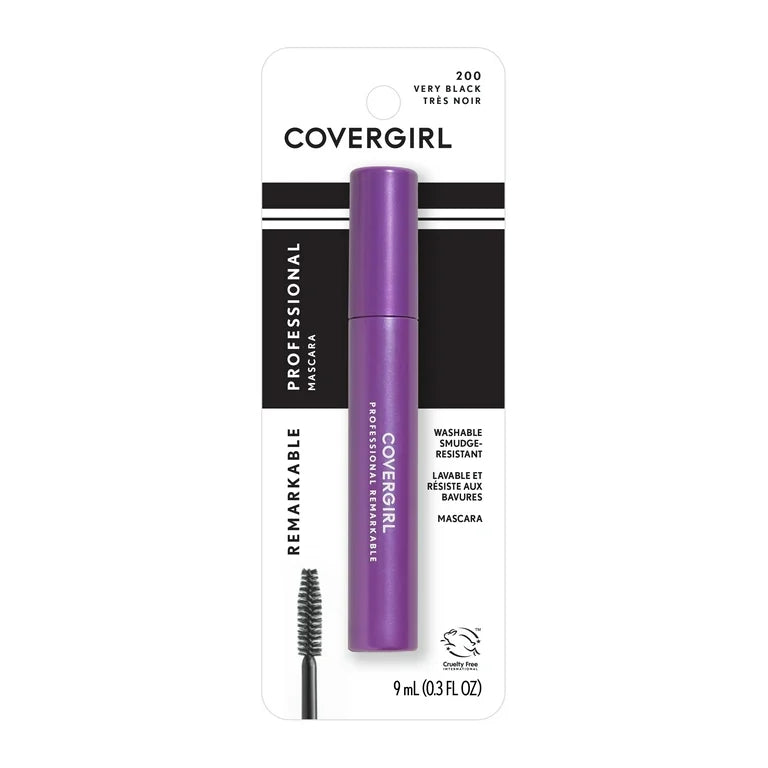 COVERGIRL Professional Remarkable Mascara, 200 Very Black