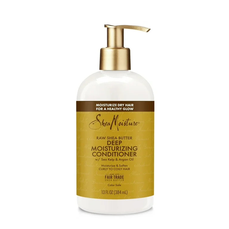 SheaMoisture Restorative Deep Moisturizing Conditioner for Curly Hair, Raw Shea Butter, 13 fl oz