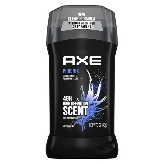 Axe Phoenix Long Lasting Men's Deodorant Stick, Crushed Mint and Rosemary, 3 oz