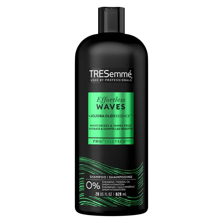 Tresemmé Effortless Waves Hydrating Daily Shampoo, 28 fl oz