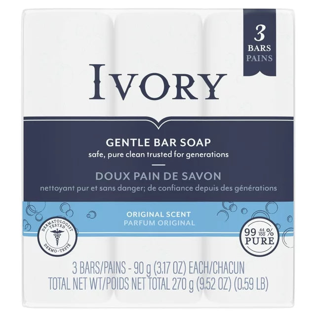 Ivory Bar Soap 3ct***